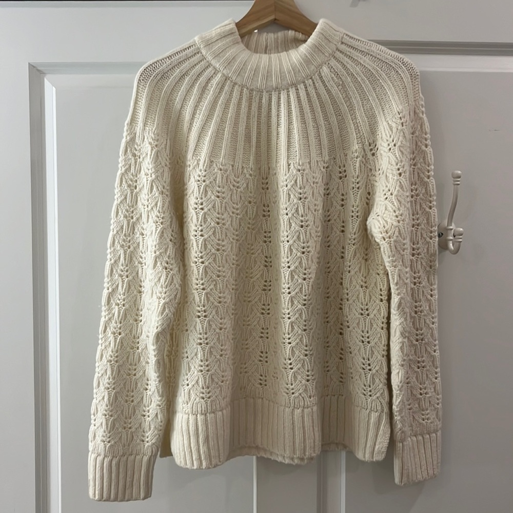 Madewell Cream Colored Sweater